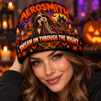 Aerosmith Castle Mic Graphic Print Knit Beanie for Dream On Halloween Horror Nights NDN 3