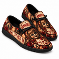 Annabelle Haunted Doll Red Rose Loafer Shoes For Fans Of Chilling Horror Movie Nights NDN 1