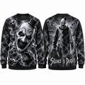Carnival Clown Top Hat Ferris Wheel Silence Is Deadly Sweater for Night Fair Fans NDN 1