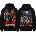 Dark Dolls And Nightmares Pretty Deadly Feared Haunted House Hoodie for Haunted Doll Fans NDN 1