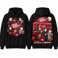 Dr Pepper Horror Characters Soda Shop Twenty Three Flavors Nightmares Hoodie NDN 1
