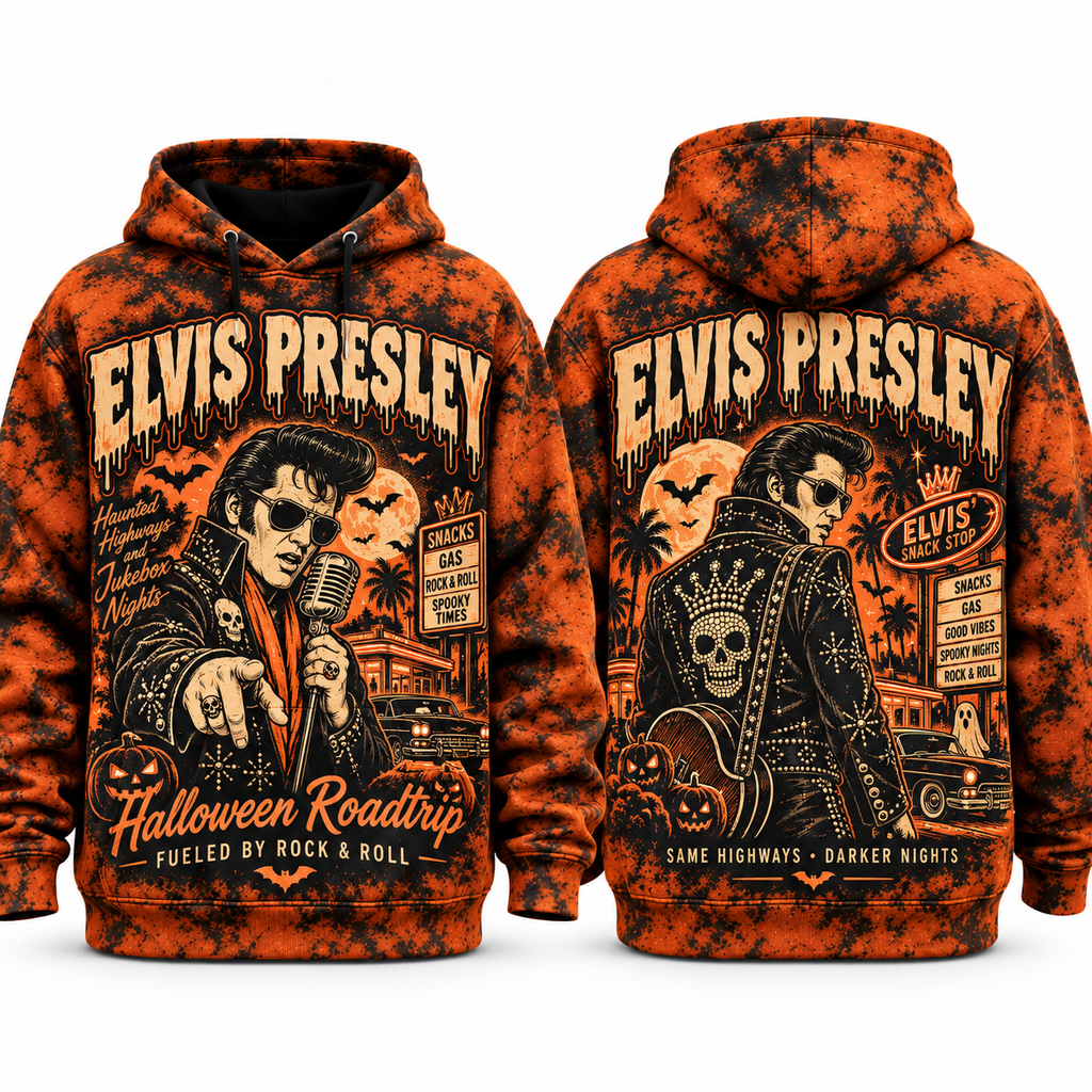 Elvis Presley Vintage Portrait Hoodie NY 1
