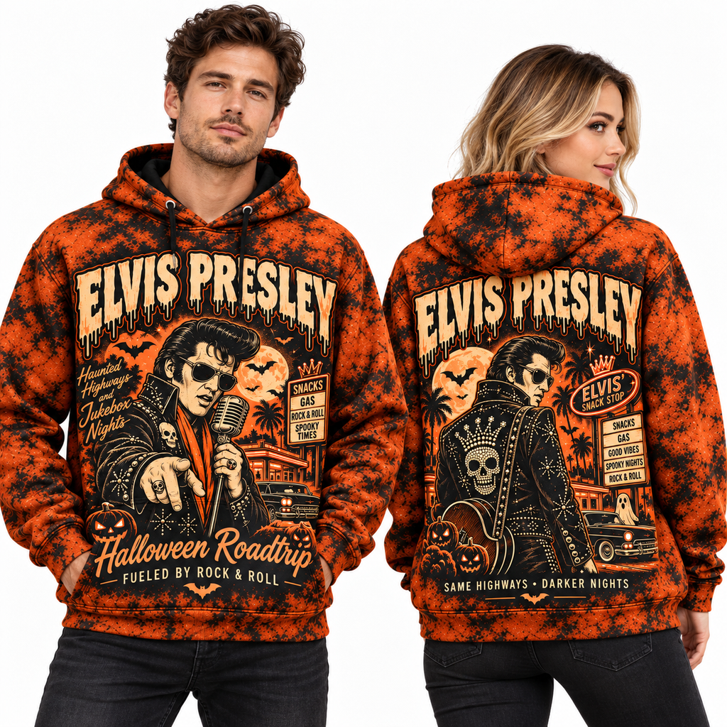 Elvis Presley Vintage Portrait Hoodie NY 2