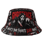 Premium Ghostface What’s Your Favorite Scary Movie Horror Bucket Hat NDN 1