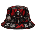 Premium Jigsaw Let The Game Begin Horror Graphic Bucket Hat NDN 1