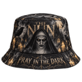 Premium The Nun Pray In The Dark Horror Graphic Bucket Hat NDN 1