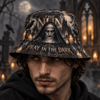 Premium The Nun Pray In The Dark Horror Graphic Bucket Hat NDN 2