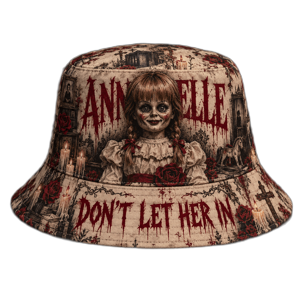 Premium Annabelle Don’t Let Her In Horror Graphic Bucket Hat NDN 1