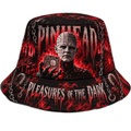 Premium Pinhead Pleasures Of The Dark Horror Graphic Bucket Hat NDN 1