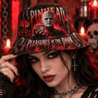 Premium Pinhead Pleasures Of The Dark Horror Graphic Bucket Hat NDN 2