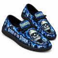 Frankenstein Blue Lightning Graveyard Loafer Shoes For Classic Monster Fans On Stormy Nights NDN 1