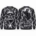 Frankenstein Monster Bolts He's Alive Forever Sweater for Classic Horror Fans NDN 1