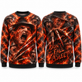 Freddy Krueger Fedora Fire Don't Fall Asleep Sweater for Nightmare Street Fans NDN 1