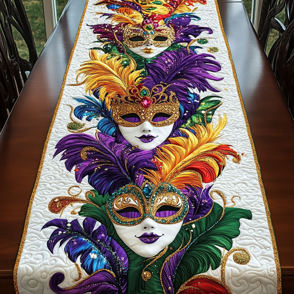 Festival Fleur Quilted Table Runner NCU0DK4011