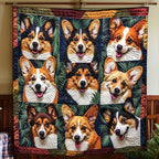 Corgis Naughty WO1408026CL Quilt