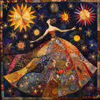 Dancing Woman WJ3008015CL Quilt