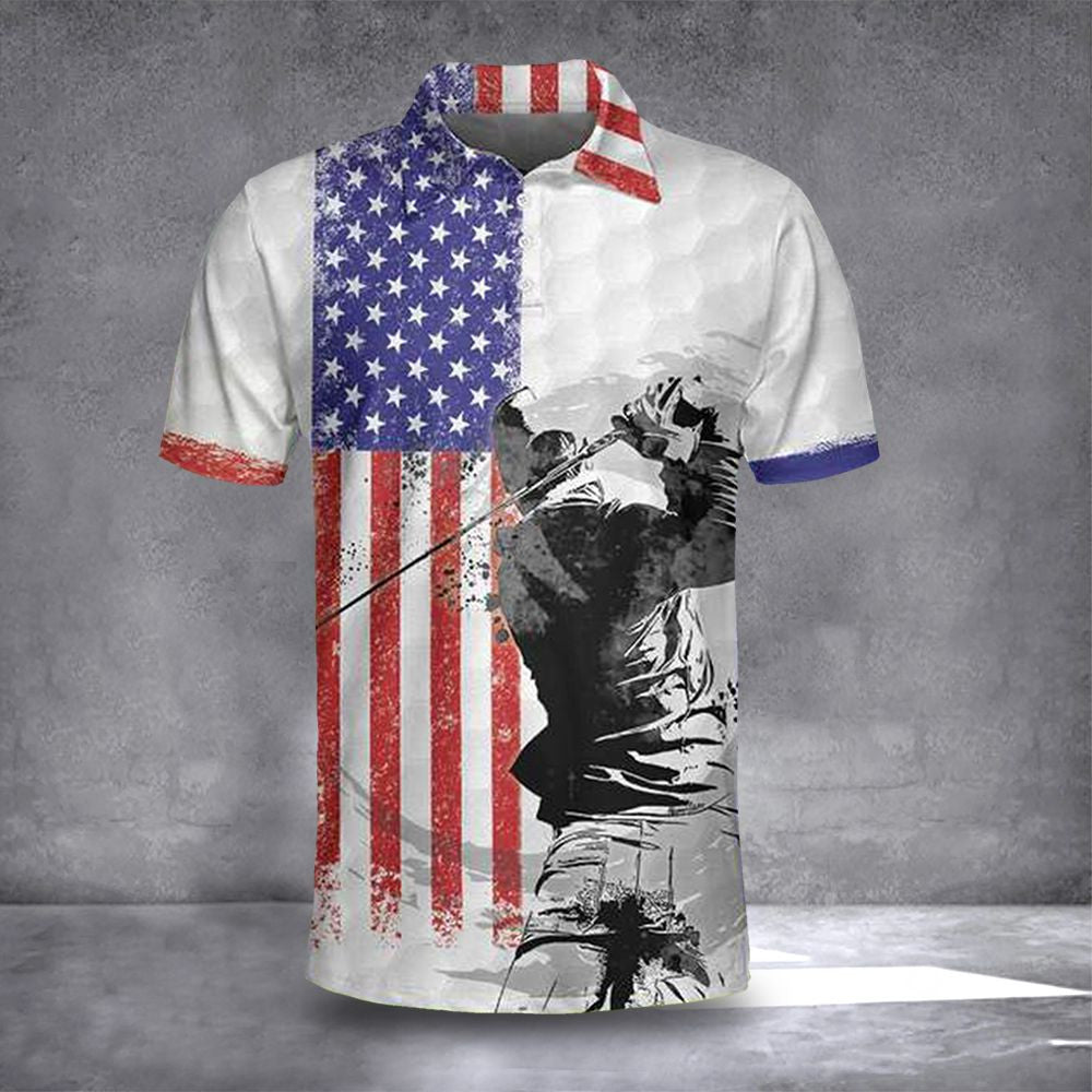 USA Olympic Golf Polo Shirt Team USA Olympic Golf Team Apparel - Otakuforge