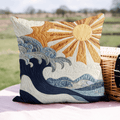 Ocean Sunrise Quilted Pillow Case NCU0VL775