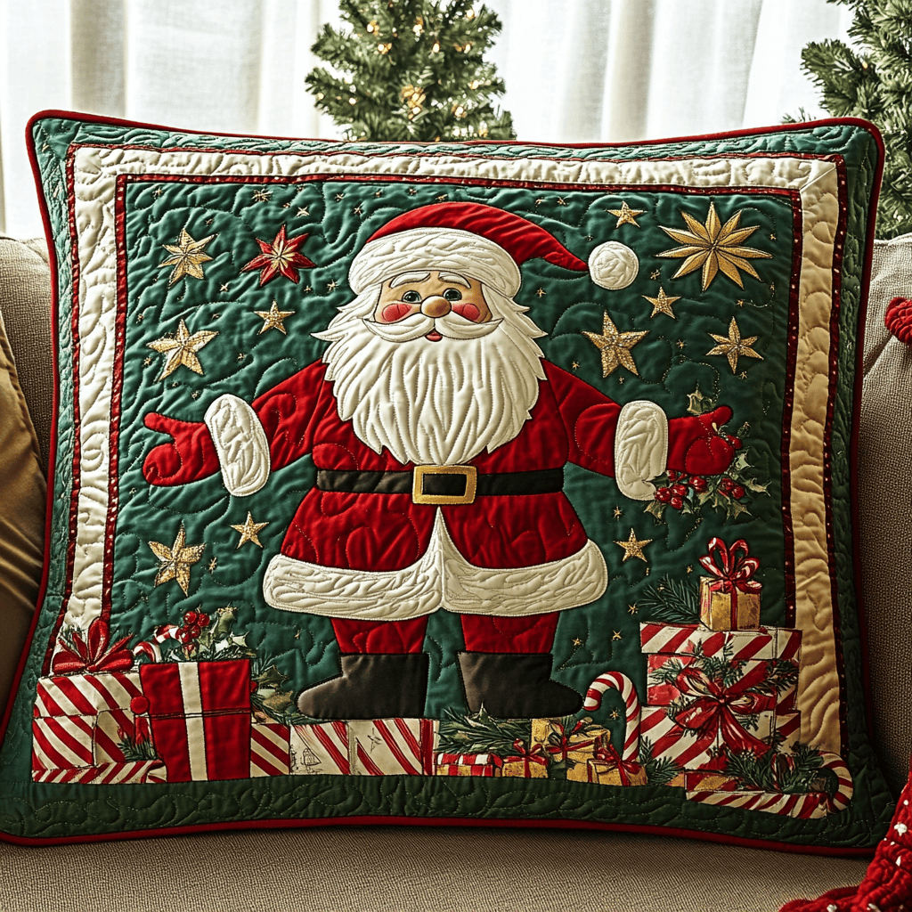 Santa Workshop Magic Quilted Pillow Case NCU0DK2449