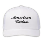 American Badass Hat Trucker Cap Rock Kid White American Bad Ass Trucker Hat - Otakuforge