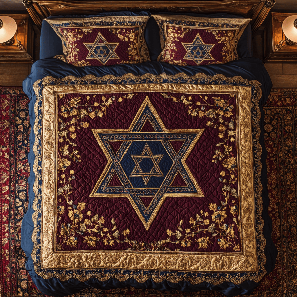 Jewish Star Of David WU1501002CL Duvet Cover Set