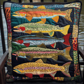 Trout Splash Quilted Pillow Case NCU0TH1236