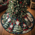 Yuletide Glow Quilted Christmas Tree Skirt NCU0PT1095