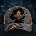 Freemason Hat 3D Print American Flag Cap Vintage Old Retro Unique Gift Ideas For Men - Otakuforge