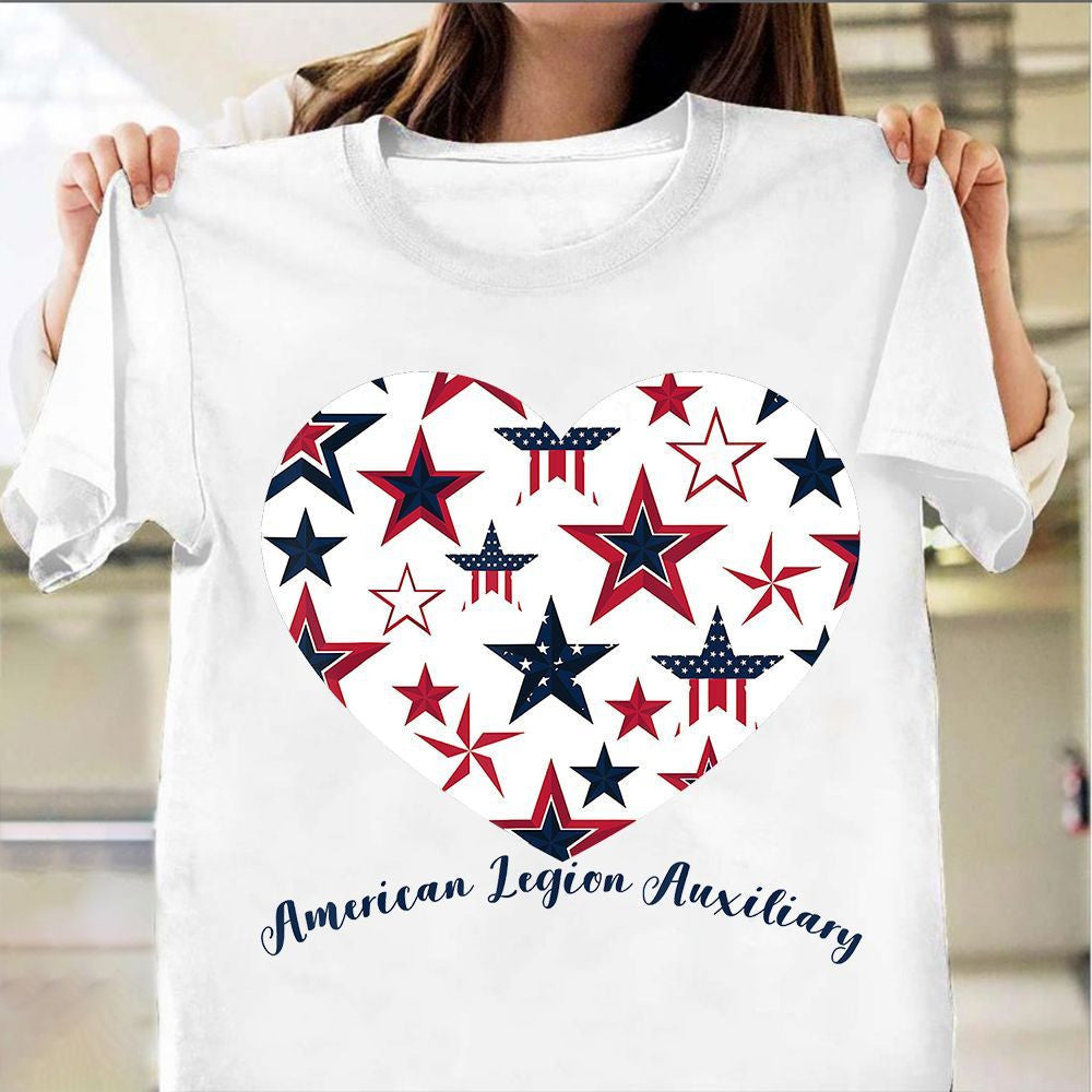 American Legion Auxiliary Shirt Veteran Club Military T-Shirt Patriotic Gifts For Veterans - Otakuforge