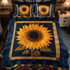 Midnight Bloom 3-Piece Quilted Bedding Set NCU0NT3484