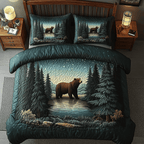River Haven 3-Piece Quilted Bedding Set NCU0VH2367