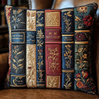 Antique Library Quilted Pillow Case NCU0PT4831