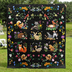 Forest Animals CLA0710416Q Art Quilt