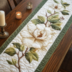 Velvet Blossom Quilted Table Runner NCU0VH2999