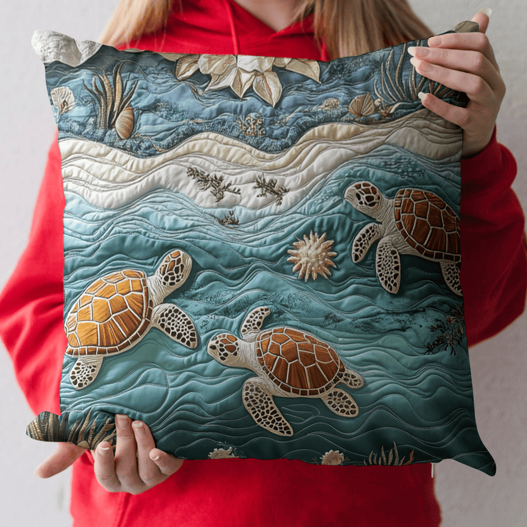 Sea Escape Quilted Pillow Case NCU0VH5302