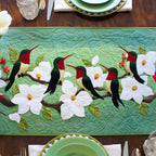 Crimson Wings Quilted Table Runner NCU0NT6221