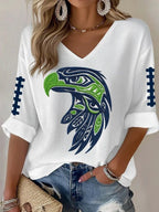 Seattle Seahawks Merch Seahawk Mascot Sweatshirt Game Day Apparel Gift Ideas For Fans - Otakuforge
