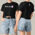 Los Angeles Metro Ride The D Crop Top Los Angeles Metro Merch Gift For Her - Otakuforge