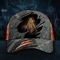 Freemason Hat 3D Print American Flag Cap Vintage Old Retro Unique Masonic Hat Men's2 - Otakuforge