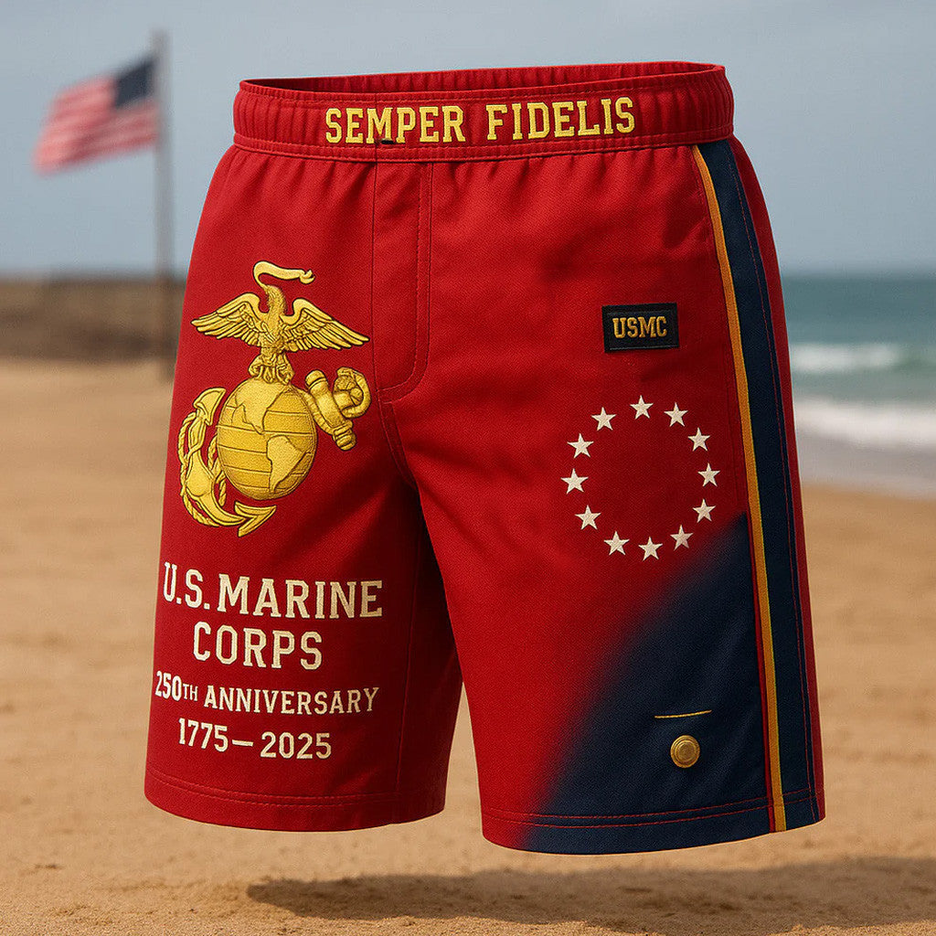 US Marine Corps 250th Anniversary 1775 2025 Shorts Gifts For Marine Corps - Otakuforge