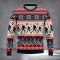 Bigfoot Santa Ugly Christmas Sweater Xmas Party Outfits Winter Apparel Bigfoot Lovers Gifts