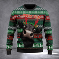 Cow Heard That Ugly Christmas Sweater Funny Cow Sweater Christmas Vacation Clothing Gifts