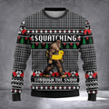 Squatching Through The Snow Ugly Christmas Sweater Bigfoot Sweater Holiday Gift Ideas