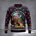 Bigfoot Mrs Claus Is Devastated Ugly Christmas Sweater Funny Santa Bigfoot Couple Sweater