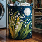 Lily of the Valley Quilted Laundry Basket Sunflower Throws