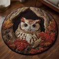 Autumn Owl Quilted Round Mat Best Owl Gifts