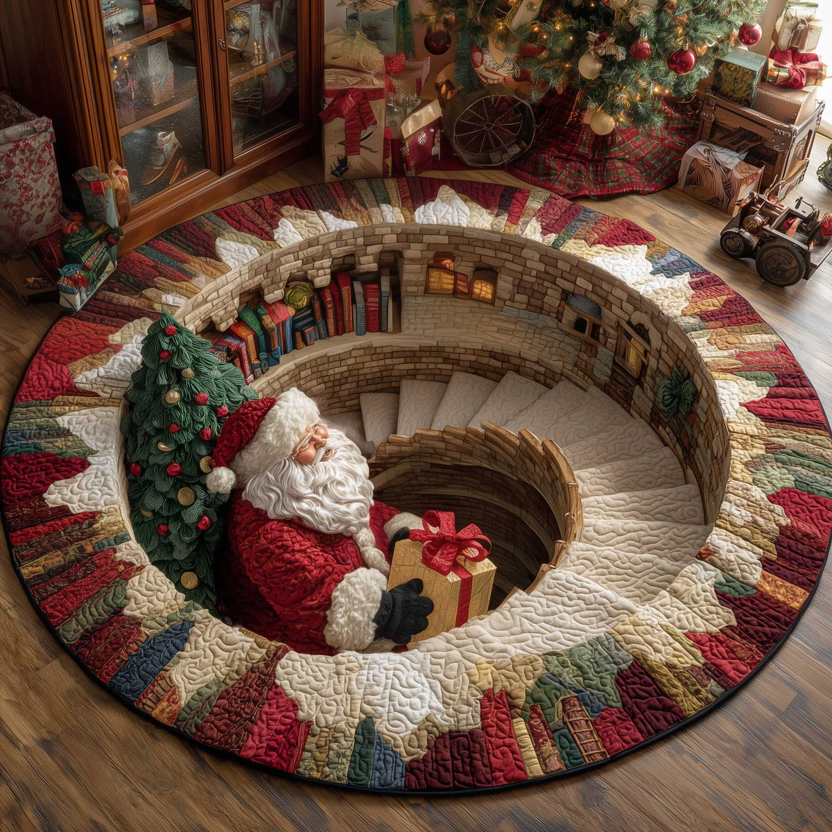 Jolly Quilted Round Mat Secret Santa Gift Ideas