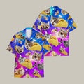 Galaxy Cat Taco Hawaiian Shirt Funny Space Cat Shirt Best Gift For Pet Lovers - Otakuforge