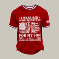 Red Friday American Flag T-Shirt Remember Everyone Deployed Clothing Present For Dad - Otakuforge