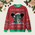 Call Of Christmas Red Ugly Christmas Sweater Xmas Sweater Christmas Clothes Gifts.png